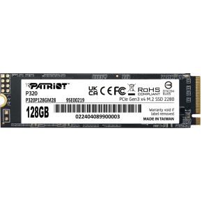 Patriot Memory P320 128 GB M.2 PCI Express 3.0 NVMe