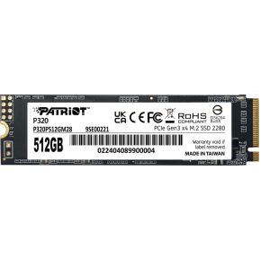 Patriot Memory P320 512 GB M.2 PCI Express 3.0 NVMe