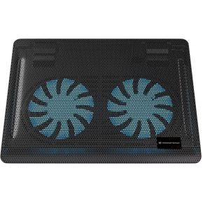 Conceptronic CNBCOOLPAD2F laptop cooling pad 39,6 cm (15.6 ) 1000 RPM Zwart