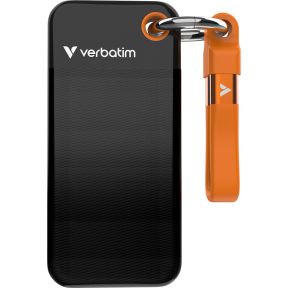 Verbatim Pocket SSD 1 TB USB Type-C 3.2 Gen 2 (3.1 Gen 2) Zwart, Oranje