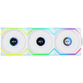 Lian Li UNI FAN SL Wireless LCD 120mm 3-Pack White