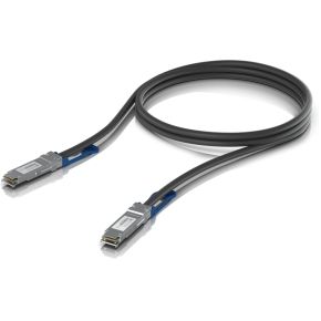 Ubiquiti UACC-DAC-QSFP28-1M InfiniBand en Glasvezelkabel Zwart