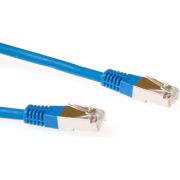 ACT Blauwe 3 meter LSZH F/UTP CAT5E patchkabel met RJ45 connectoren