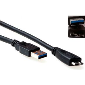 ACT USB 3.0 connectioncable USB A male - Micro USB B maleUSB 3.0 connectioncab - [SB3029]