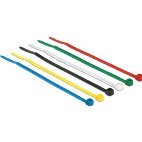 Delock 18627 Kabelbinders gekleurd L 100 x B 2,5 mm 100 stuks