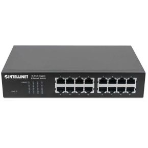 Intellinet 561068 Unmanaged Gigabit Ethernet (10/100/1000) 1U Zwart netwerk-switch