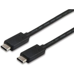 Equip 12888307 1m USB C USB C Zwart USB-kabel