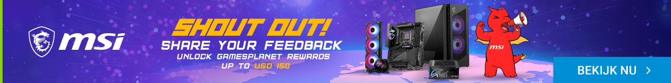 MSI Shout out Review Actie