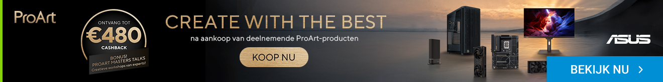 ASUS ProArt Cashback actie