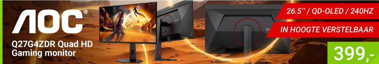 AOC Q27G4ZDR 27" Quad HD 240Hz OLED monitor