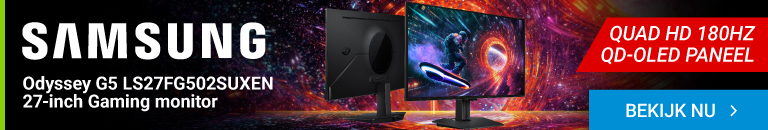 Samsung Odyssey G5 LS27FG502SUXEN 27" Quad HD 180Hz OLED Gaming monitor